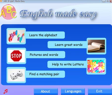 ABC English Made Easy 2.1 học từ vựng tiếng anh thật là đơn giản.